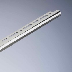 afslutningsprofil i aluminium med poleret krom