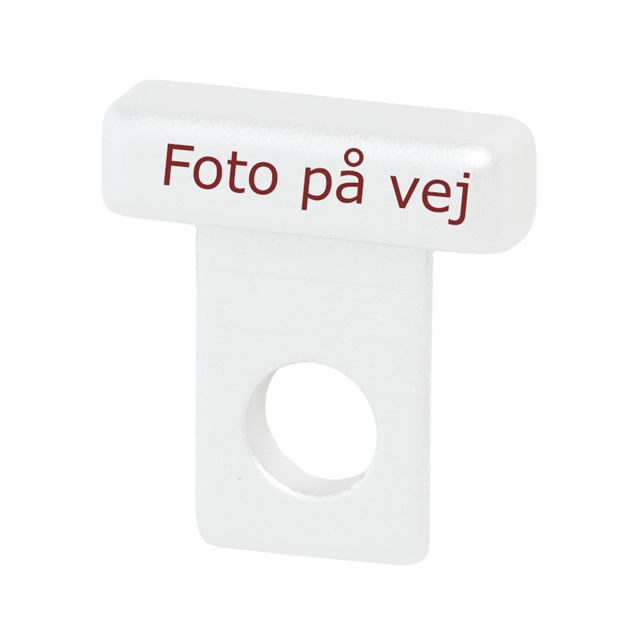 Endestykke til lige profil kobber 